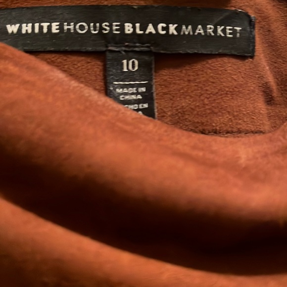 🍁🍂🍃 Suede A line skirt! Seamed detail! Excellent condition! Barely worn! - Picture 2 of 9